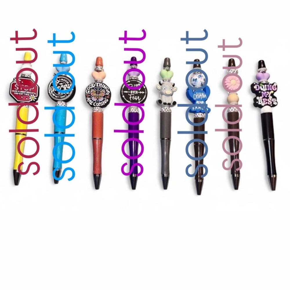 ✨ Inspirational Beaded Pens – Custom Charm Designs ✨
by The Nook Market